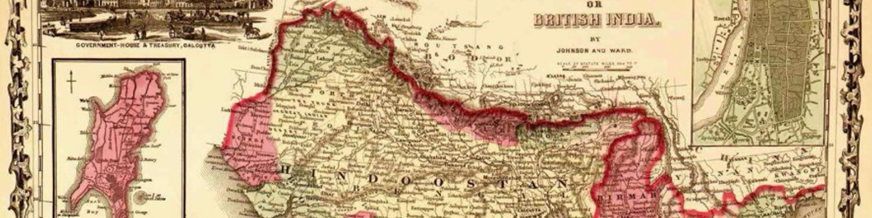 Map of south asia